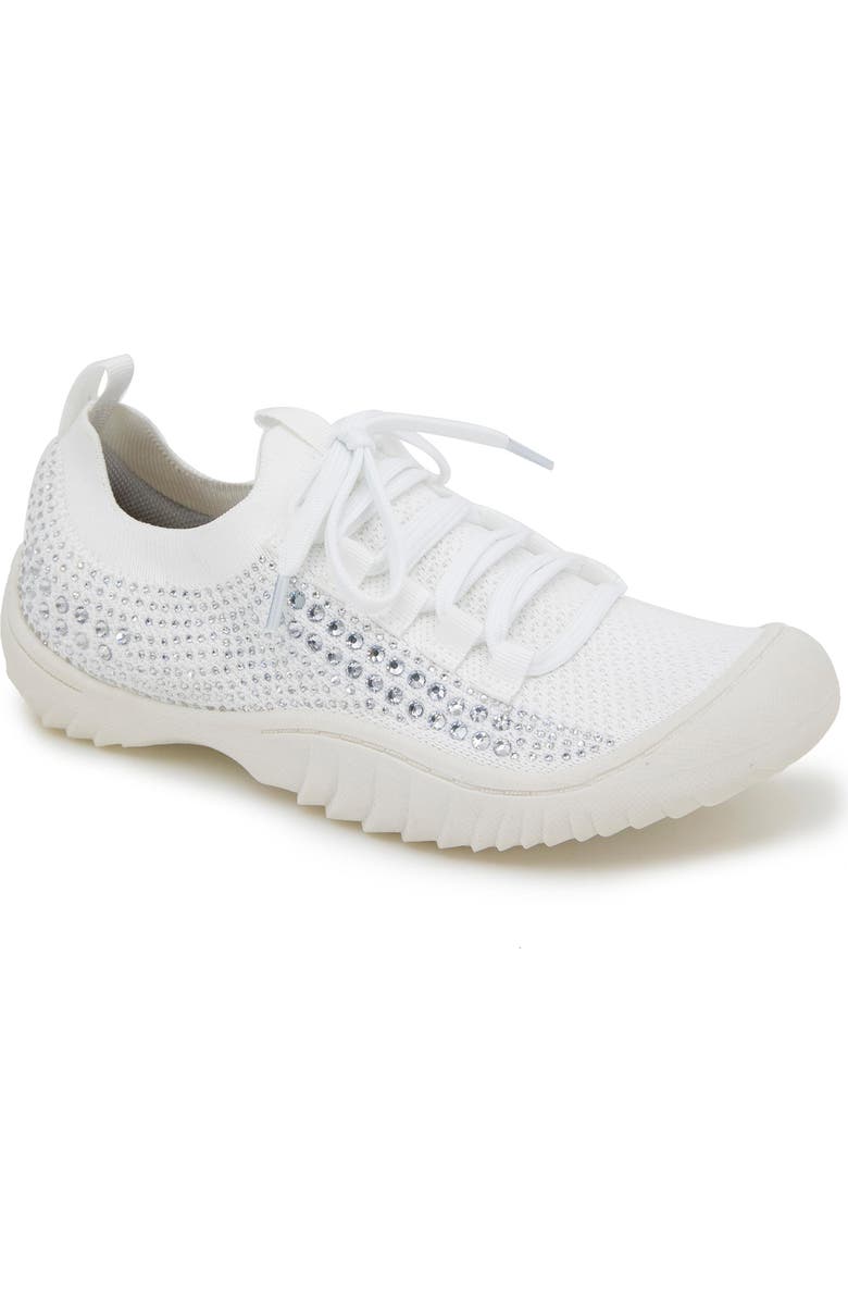 JBU Brittney Slip-On Sneaker, Main, color, White/ Jewel