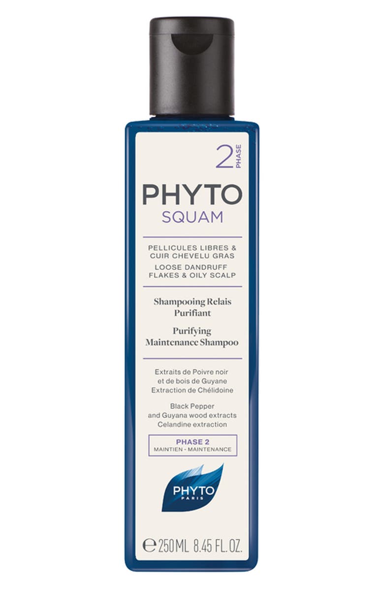 PHYTO squam Anti-Dandruff Purifying Maintenance Shampoo, Main, color,