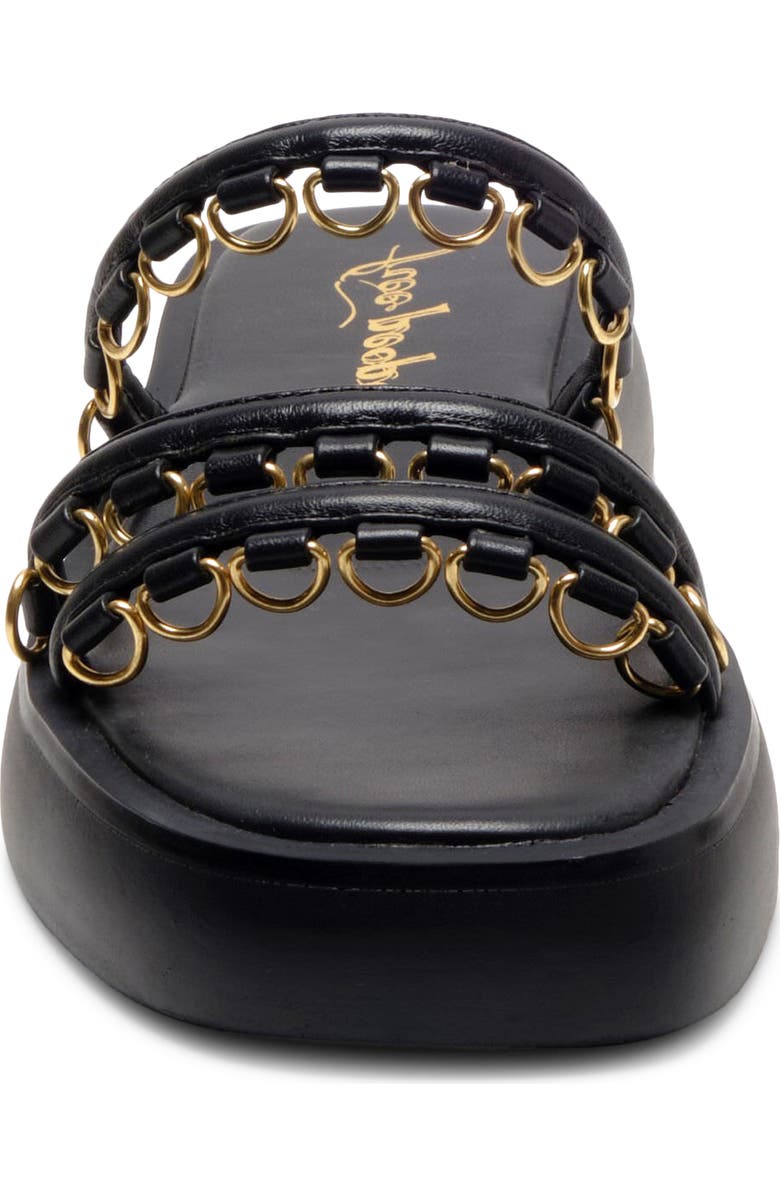 Free People Midas Touch Platform Sandal, Alternate, color, Black
