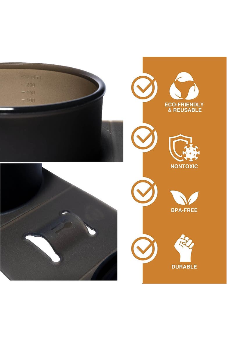 Silicone Go Go Bowls Set Of 410, 20, 30 Oz, Alternate, color, Black