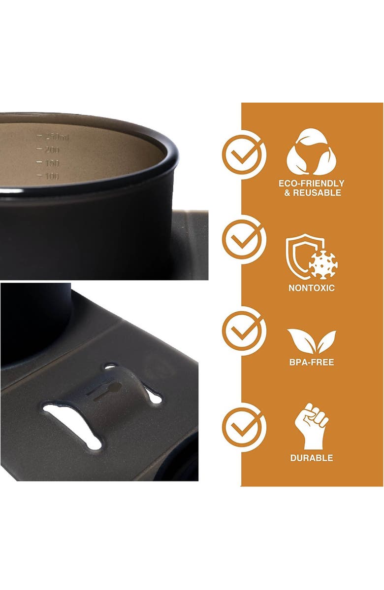 Silipint Silicone Go Go Bowls Set Of 410, 20, 30 Oz, Alternate, color, Black