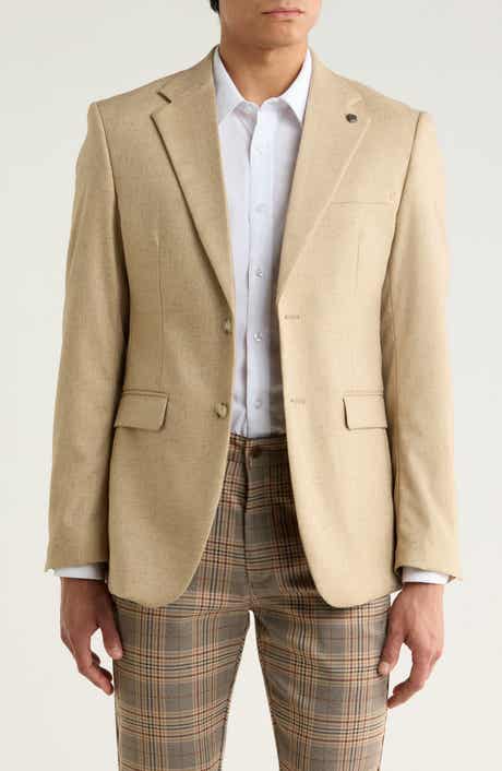 T.R. PREMIUM Slim Fit Textured Blazer