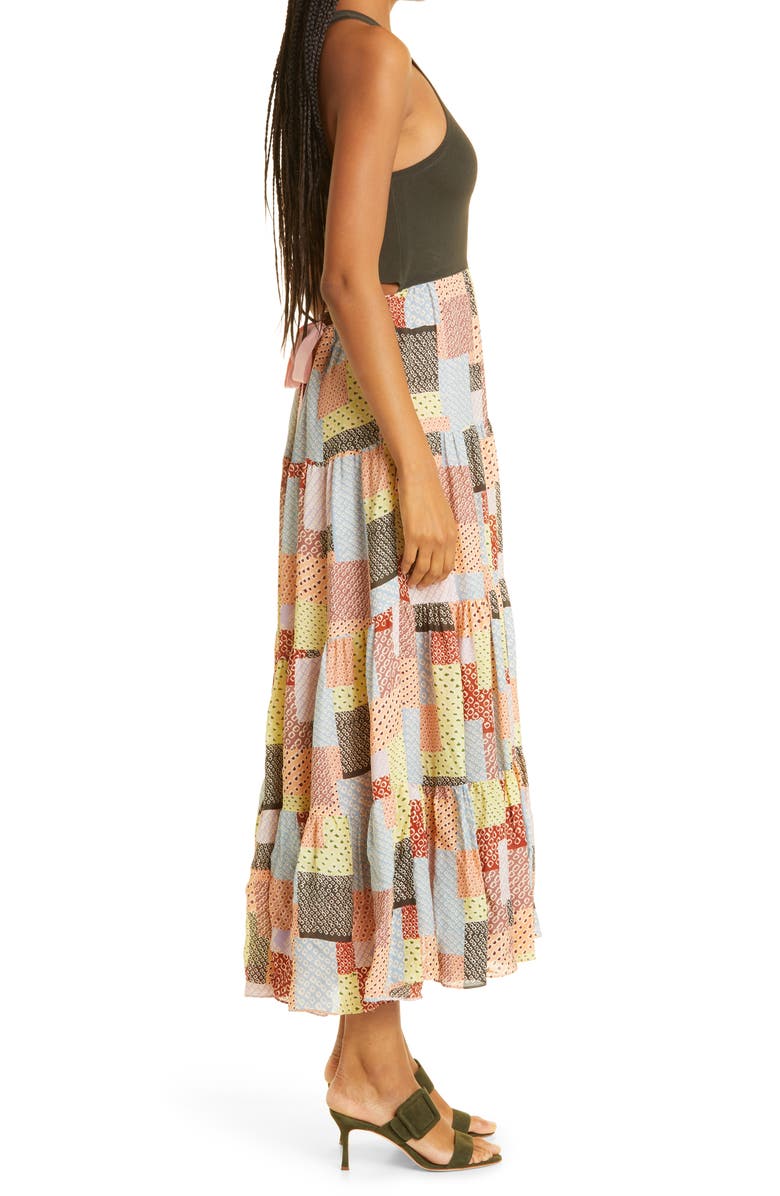 Cinq à Sept Mardi Sleeveless Dress, Alternate, color, Charcoal Multi