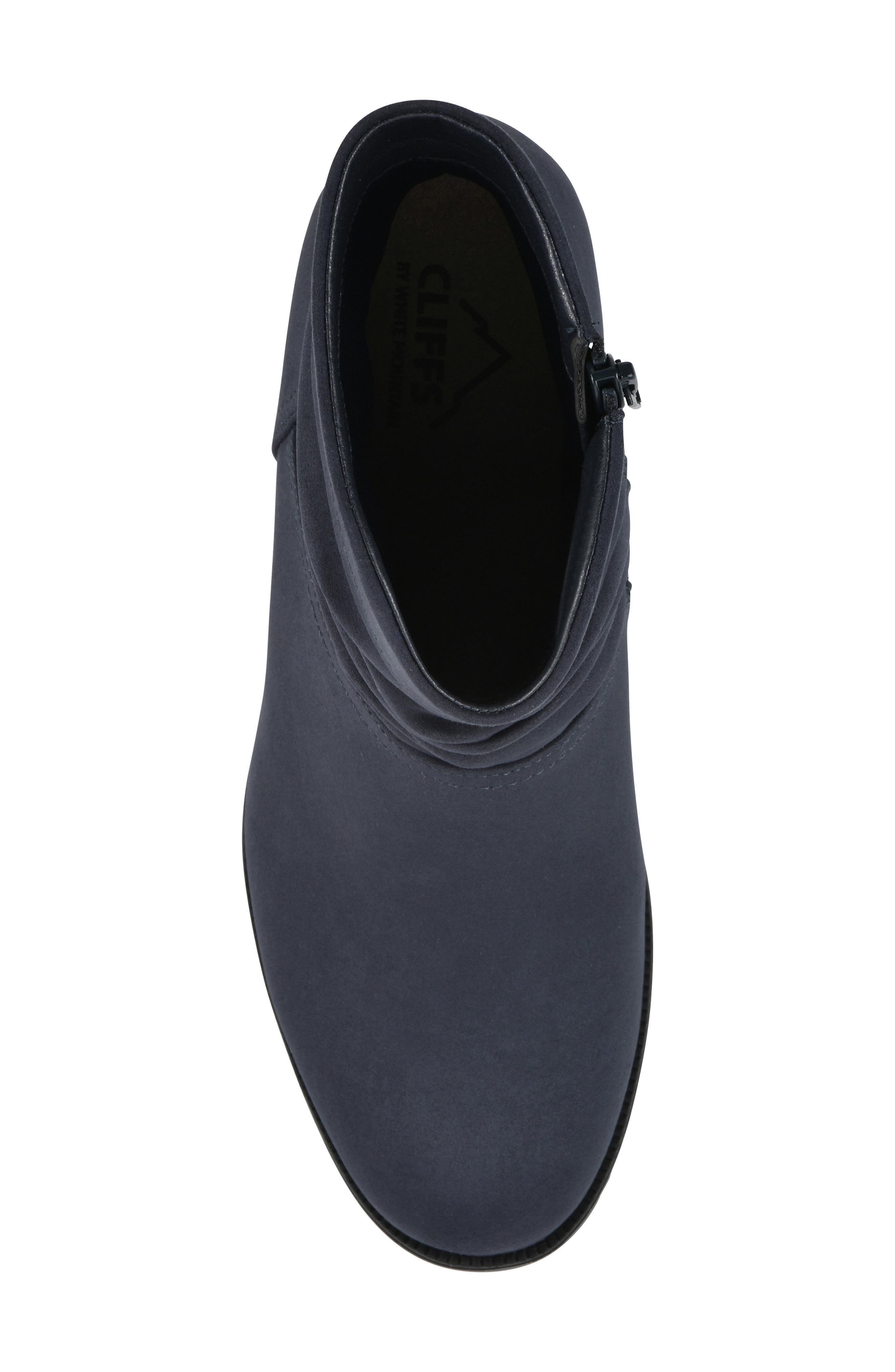 Durbon Scrunch Boot - Wide Width, Alternate, color, NAVY/ FABRIC