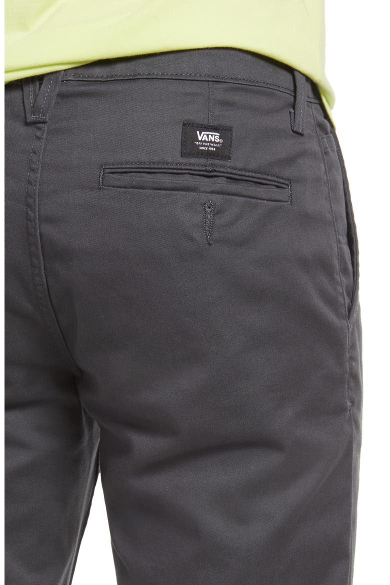 Authentic Slim Fit Stretch Chinos, Alternate, color, ASPHALT