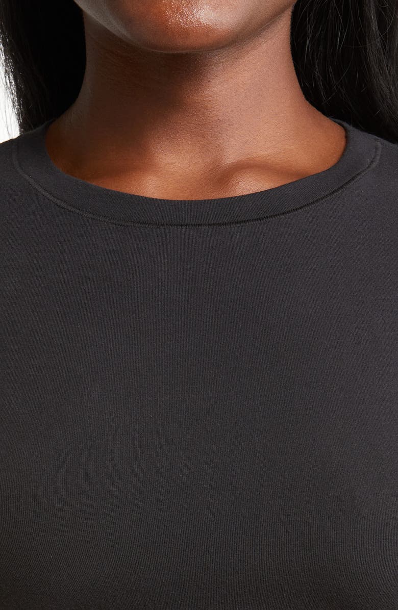 SKIMS Cotton Jersey Super Crop T-Shirt, Alternate, color,