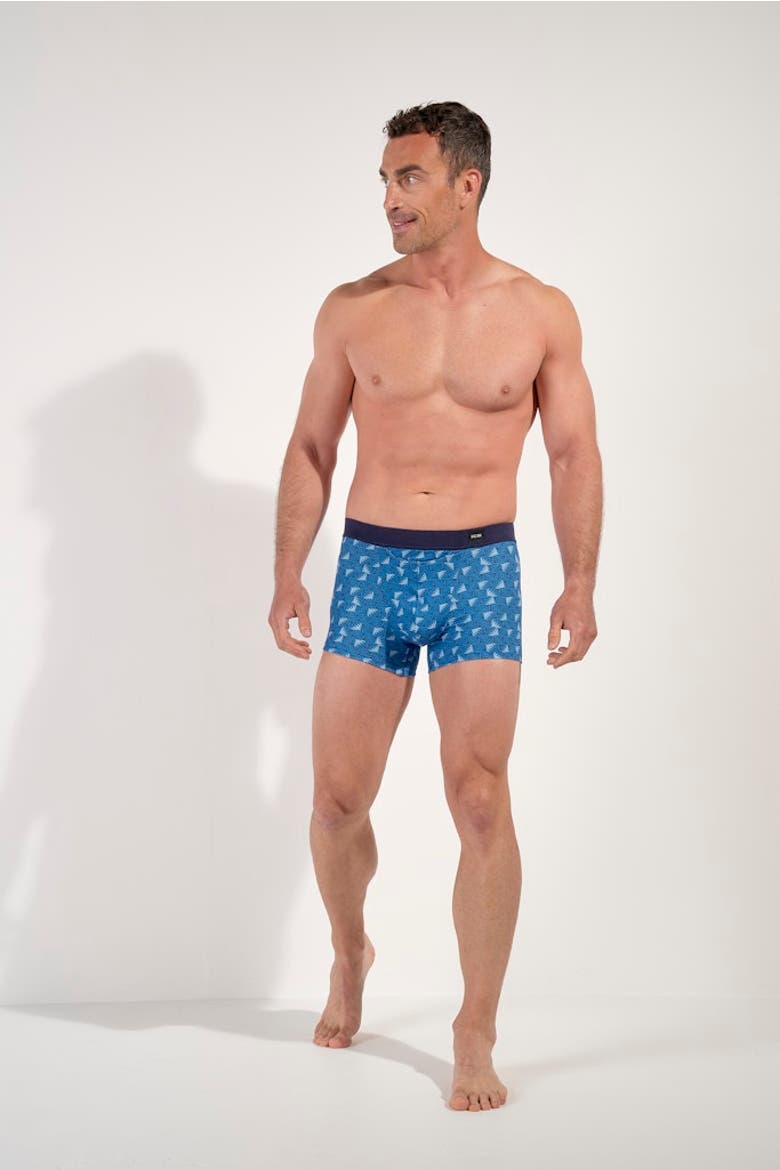Beachcomber Comfort Boxer Briefs HO1, Alternate, color, Blue Print