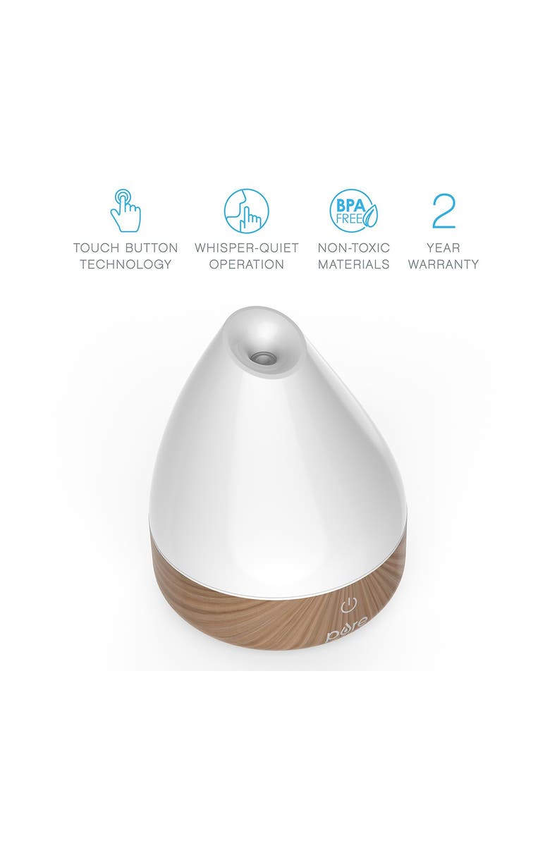 PURE ENRICHMENT PureSpa Natural Essential Oil Diffuser - White, Main, color, 