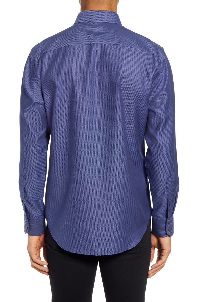 Zachary Prell Yager Micro Print Button-Up Shirt, Alternate, color, 