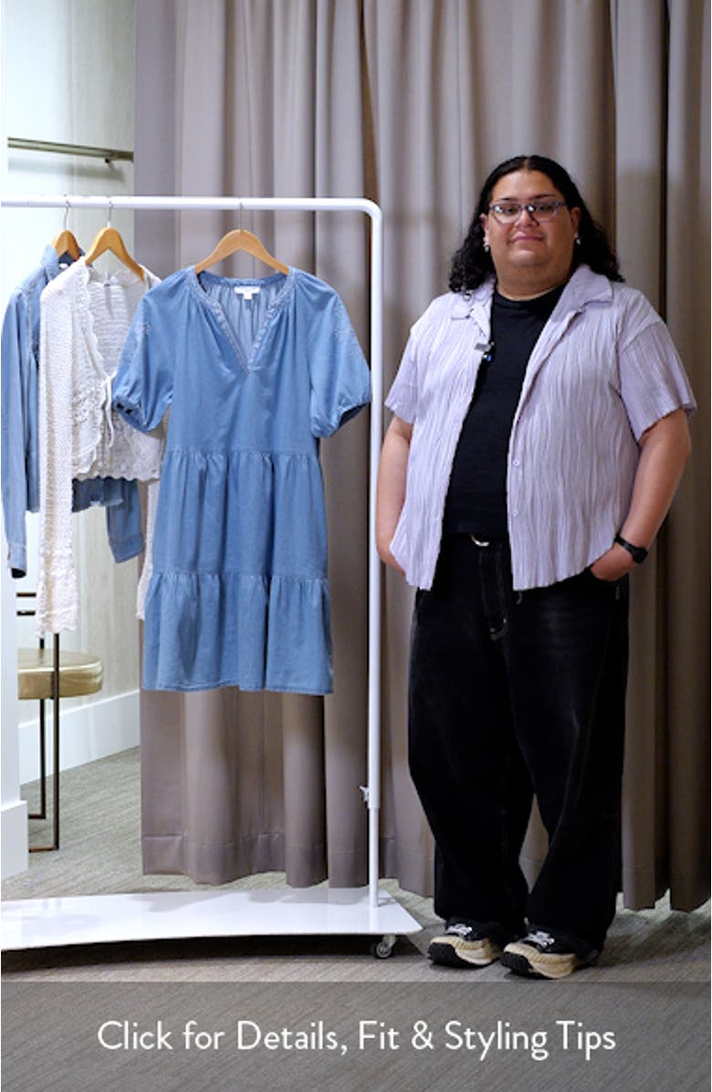 Ayla Embroidered Tiered Dress, sales video thumbnail