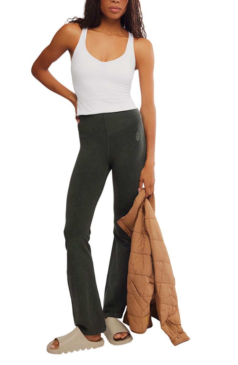 FREE PEOPLE MOVEMENT Good Karma Sculpt Tank, Alternate, color, White