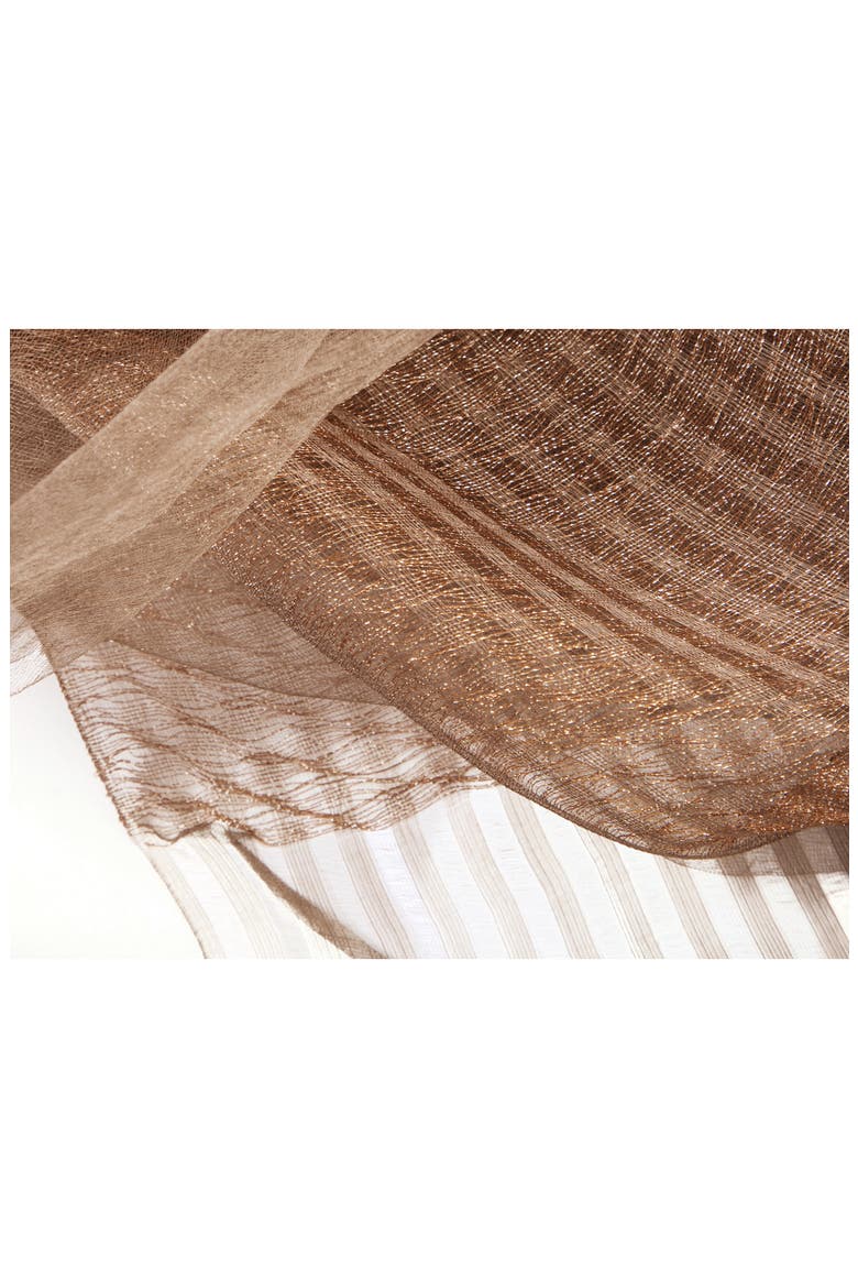 Silk Shimmering Scarf, Alternate, color, COPPER