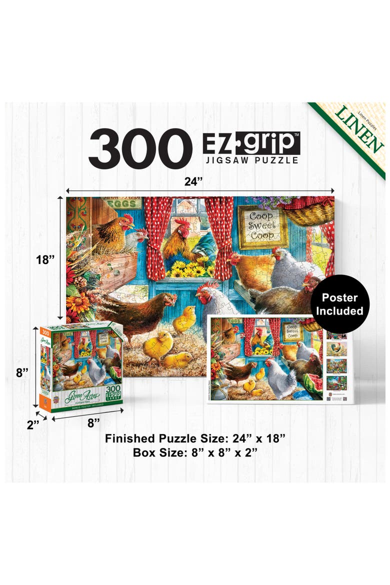 Cluckington Palace 300 Piece Puzzle, Alternate, color, Multicolor