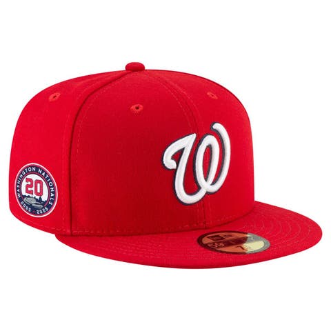 Men's New Era  Red Washington Nationals 20th Anniversary 59FIFTY Fitted Hat