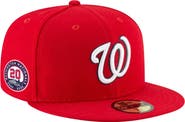 New Era Men's New Era  Red Washington Nationals 20th Anniversary 59FIFTY Fitted Hat