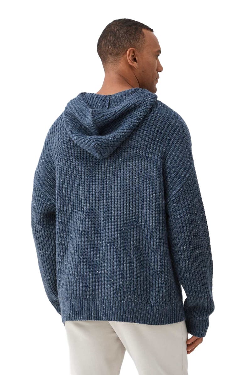 Surfside Supply Co. Stan Knit Hooded Sweater - Navy Heather, Alternate, color,