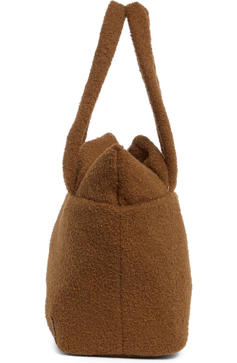 Thacker Glenn Medium Faux Shearling Tote, Alternate, color, Pecan
