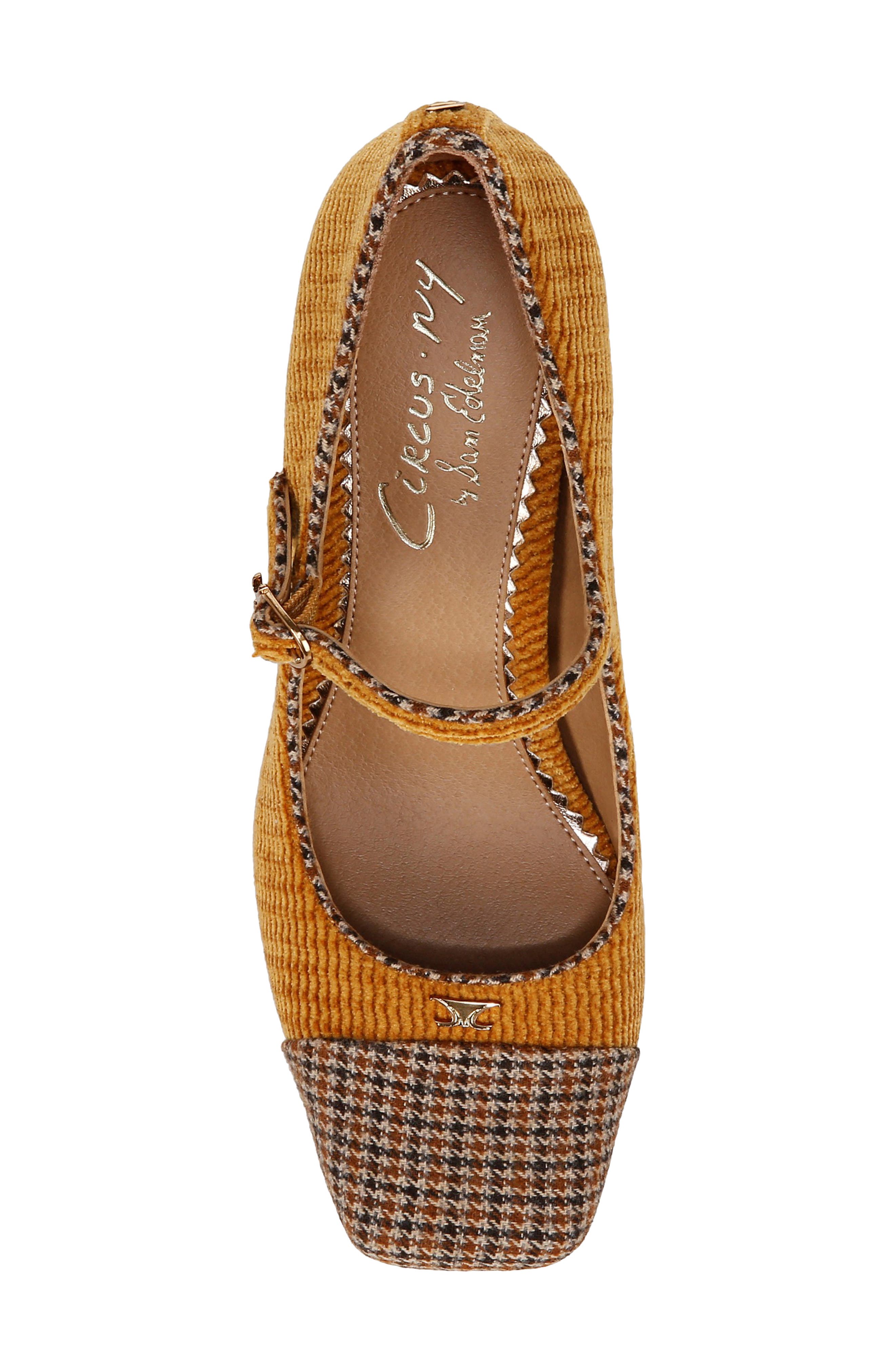 Elora Square Toe Mary Jane Pump, Alternate, color, FROSTED APRICOT/ CHESTNUT