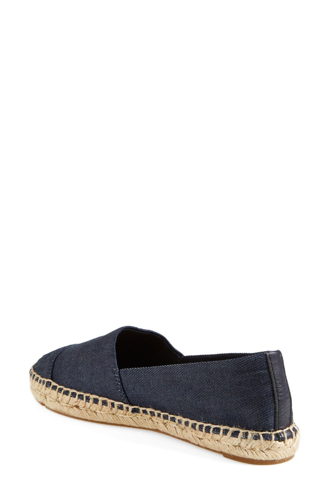 Denim Espadrille, Alternate, color, DENIM