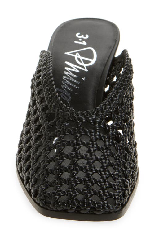 3.1 Phillip Lim Woven Mule In Black
