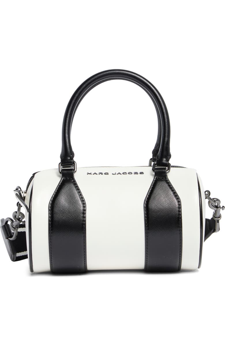 Marc Jacobs Two Tone Leather Barrel Bag, Main, color,