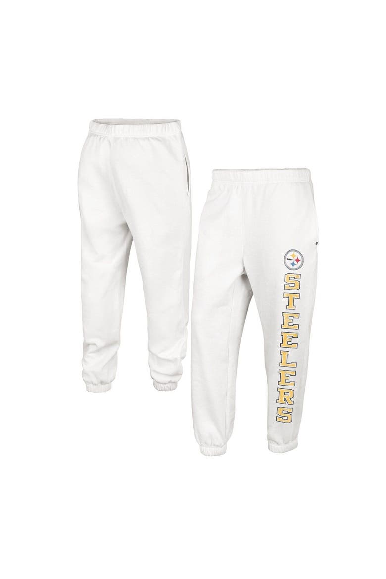 Women's '47 Oatmeal Pittsburgh Steelers Harper Joggers, Main, color, Oatmeal