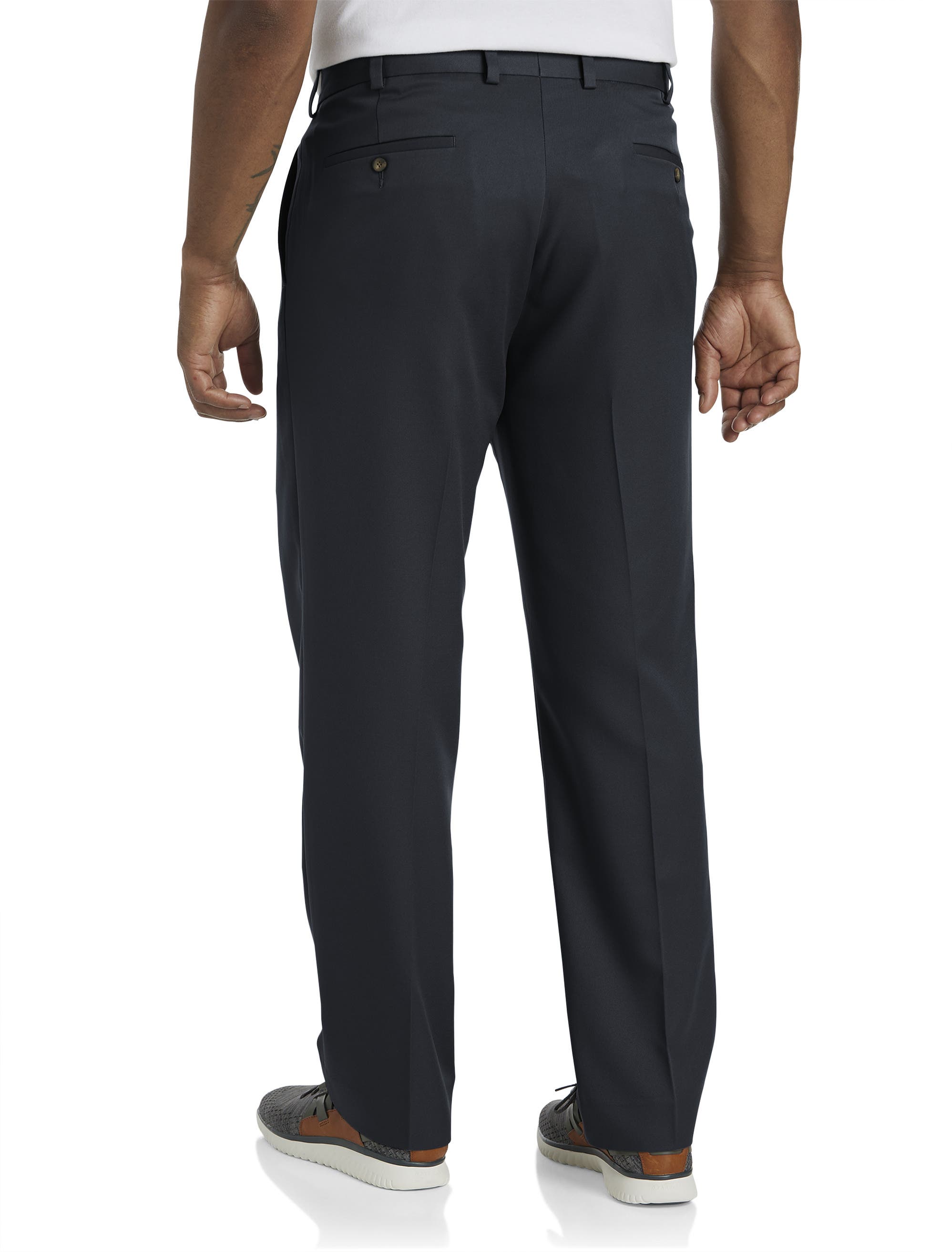 Big & Tall Microfiber Dress Pants - image 2