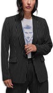 WILDFANG The Empower Pinstripe Tux Blazer