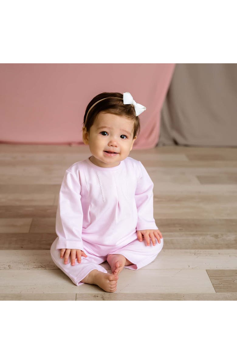 Cuclie Layette Long One Piece, Alternate, color, Pink