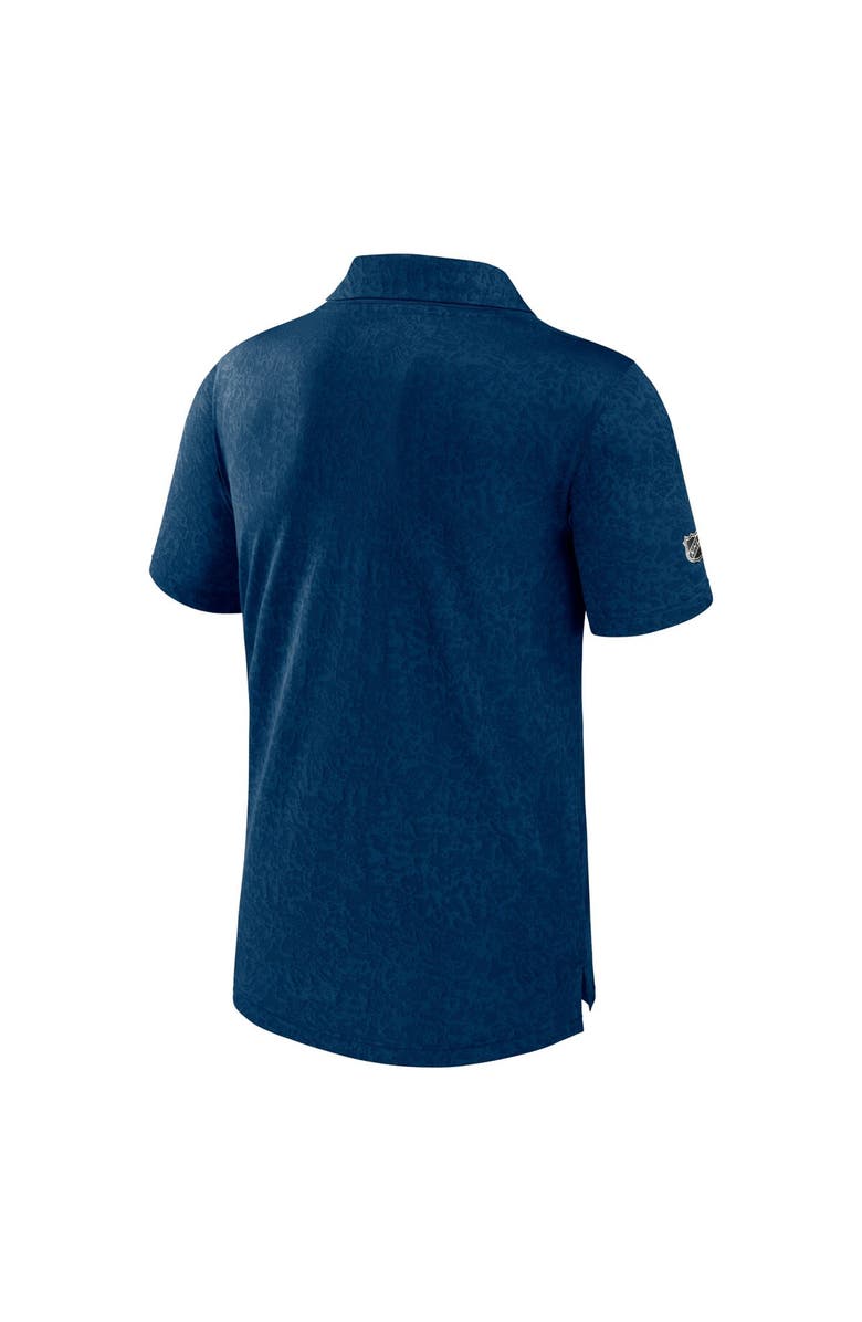 FANATICS Men's Fanatics Branded  Deep Sea Blue Seattle Kraken Authentic Pro Jacquard Polo, Alternate, color, Navy