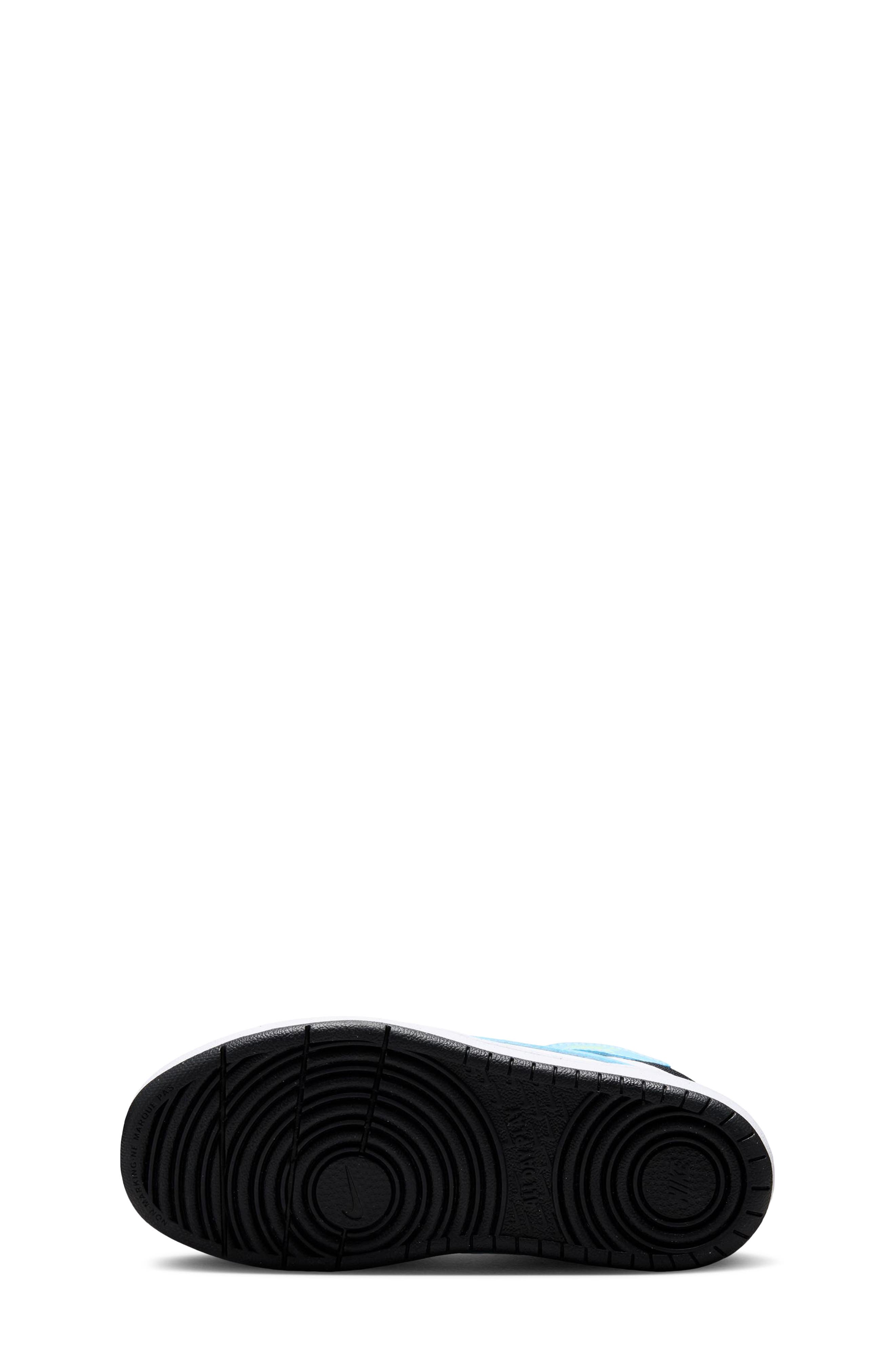 Kids' Court Borough Mid 2 Basketball Shoe, Alternate, color, WHITE/ BLACK/ FOOTBALL BLUE