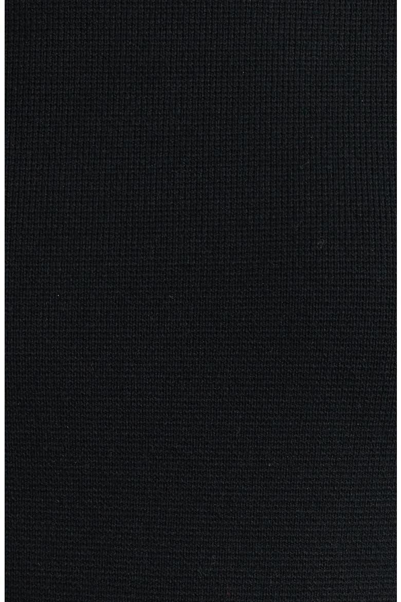 Flederi Mixed Media Midi Dress, Alternate, color, BLACK