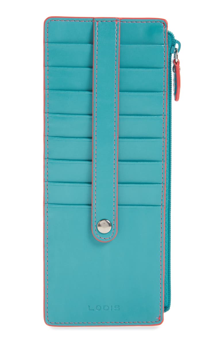 LODIS Los Angeles Audrey RFID Leather Credit Card Case, Main, color,