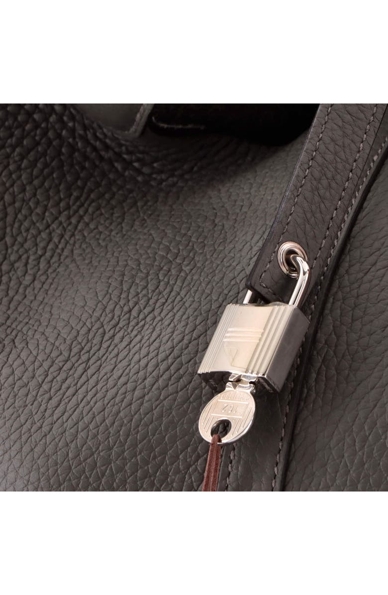 Pre-Owned Hermes Picotin Lock Bag Clemence MM, Alternate, color, Gris Meyer