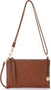 The Sak Vita Hand Woven Leather Crossbody Wristlet