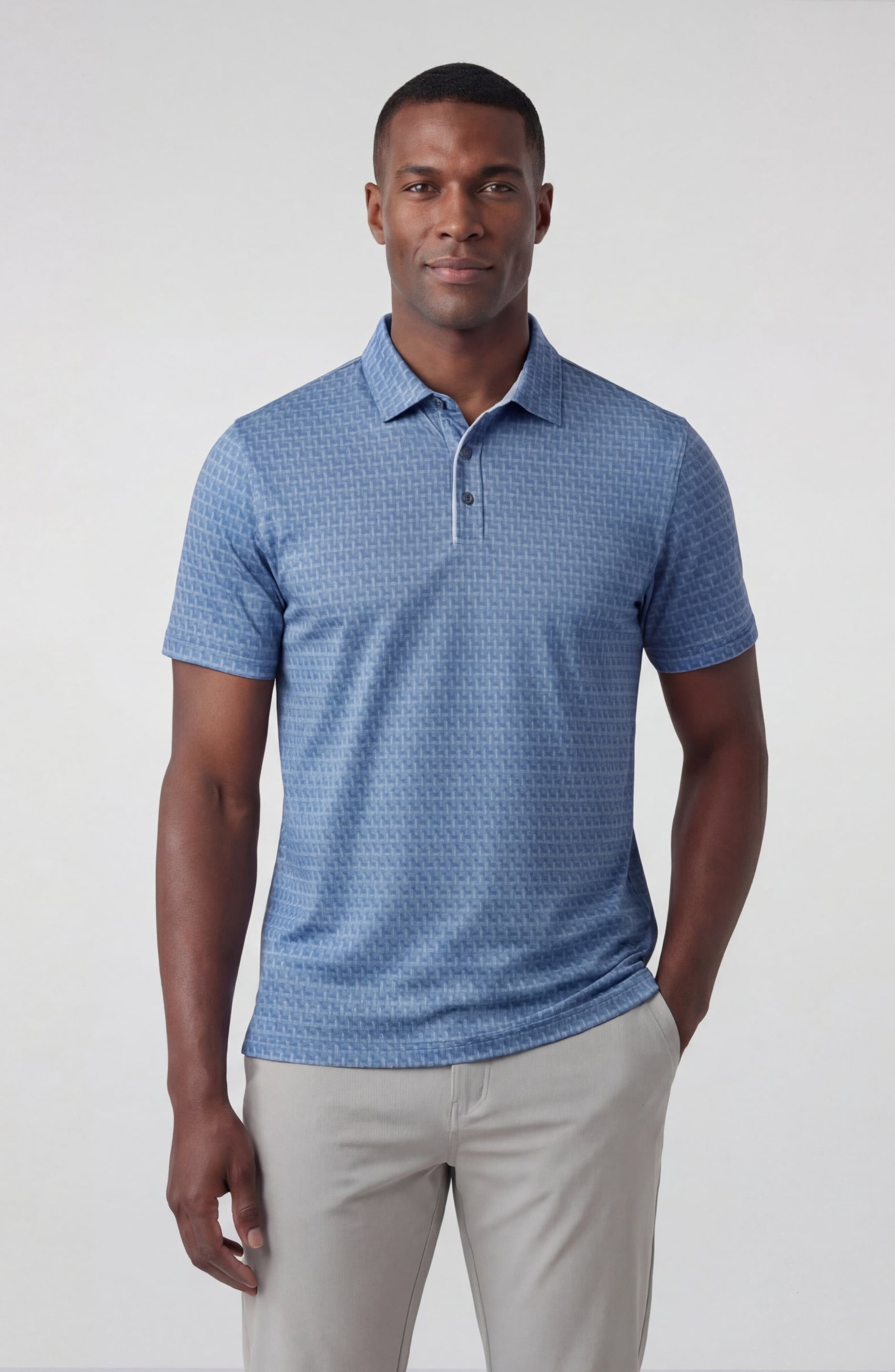 Jack Archer Clubhouse Performance Polo In Blue