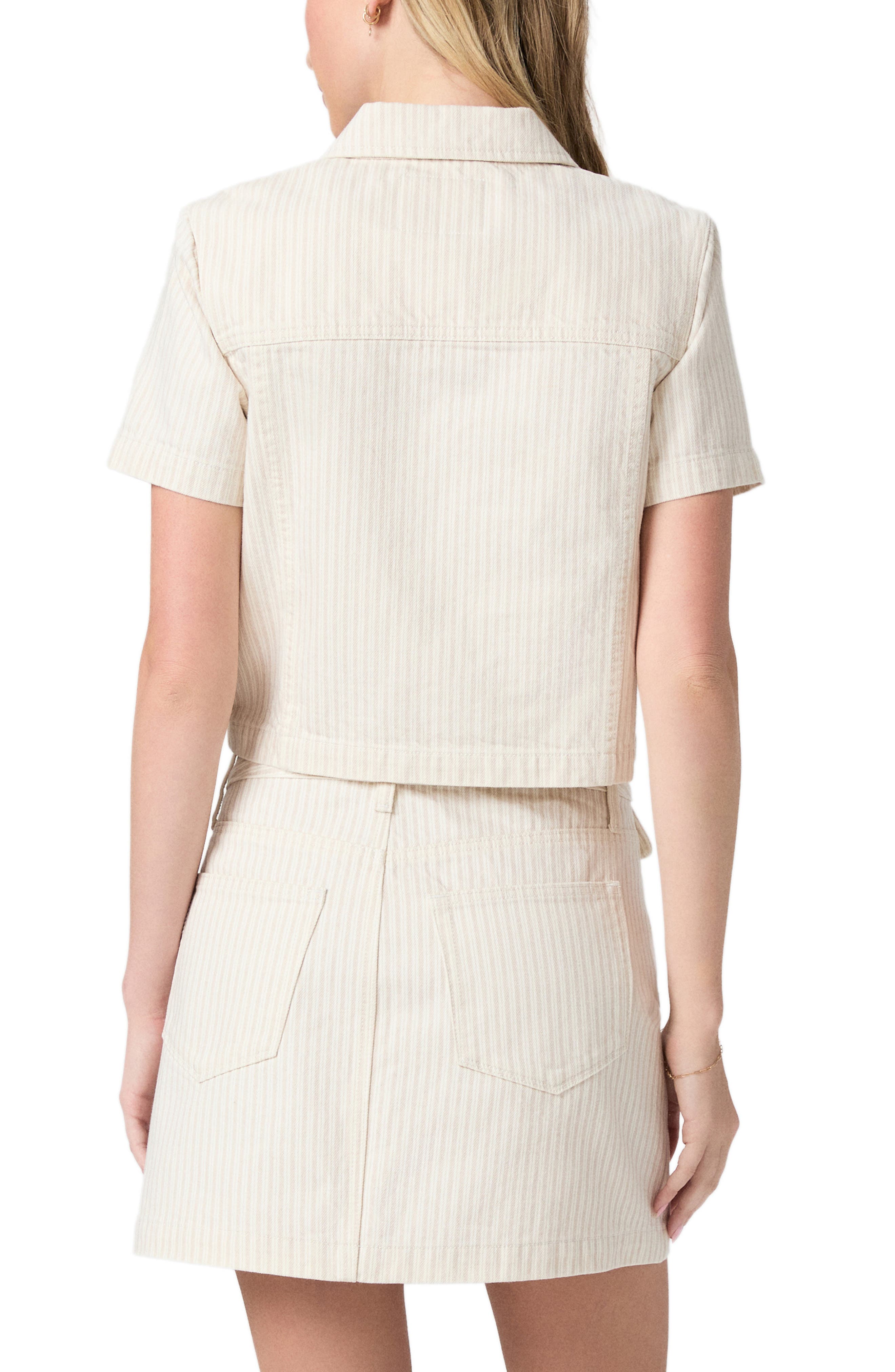 Elly Short Sleeve Denim Jacket - image 2