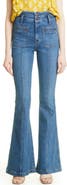 Veronica Beard Sheridan Bell Bottom Jeans