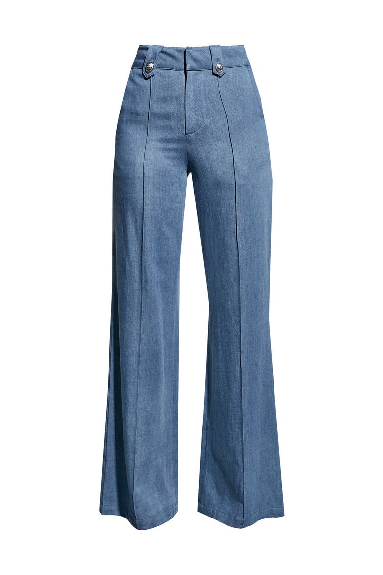 Dominga Denim Trousers, Alternate, color, Denim