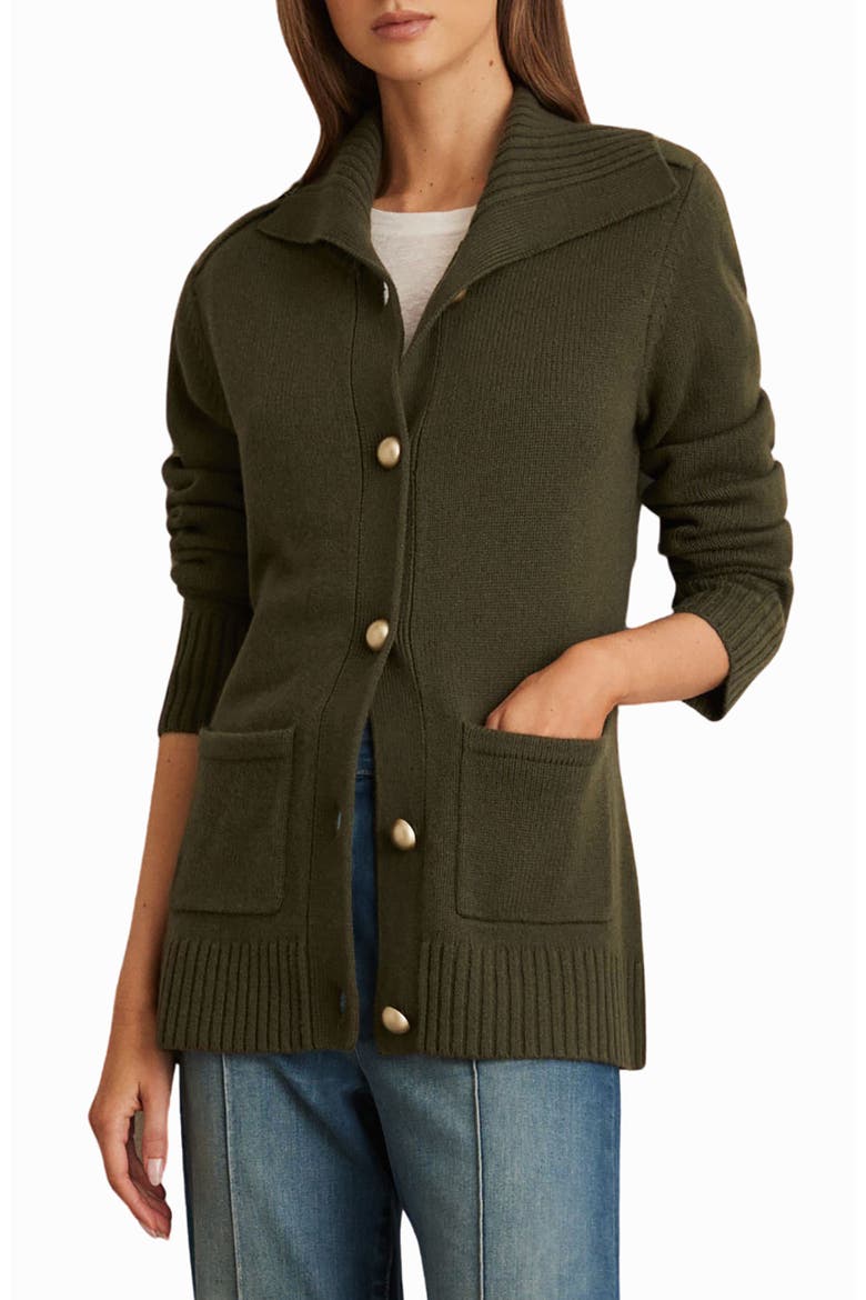 Cat Cardigan, Main, color, KHAKI GREEN