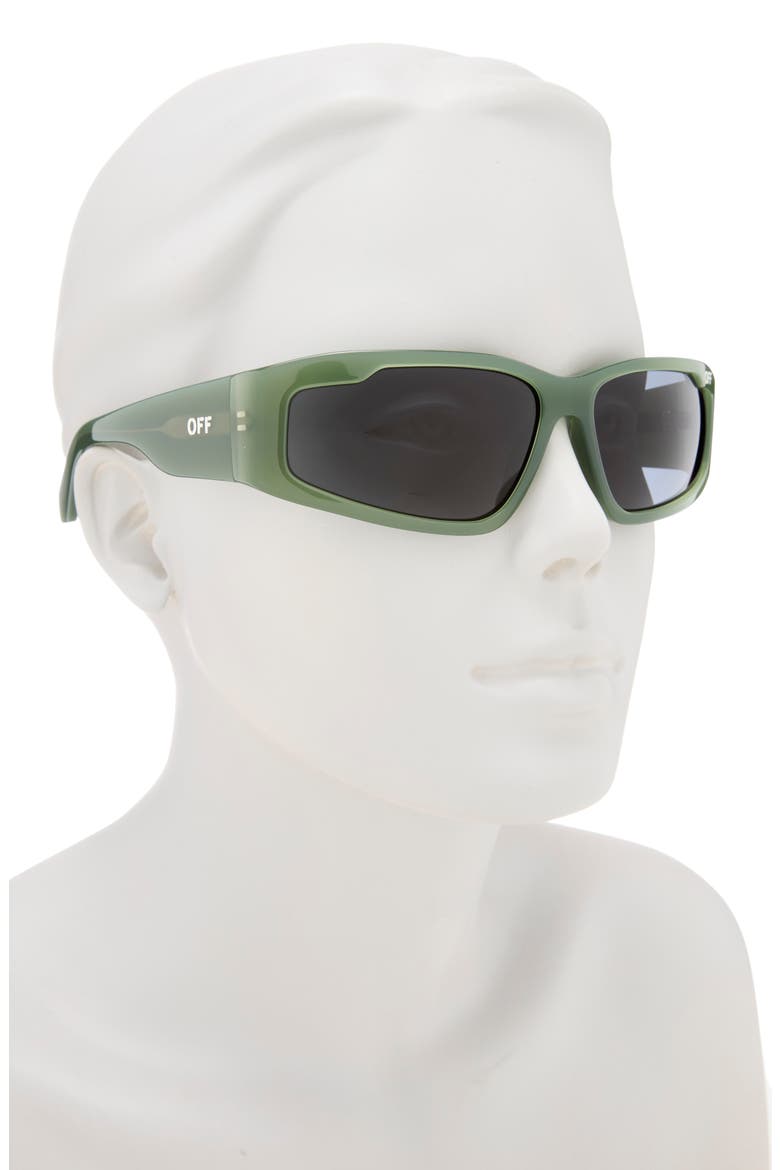 Kimball 64mm Sunglasses, Alternate, color, OLIVE GREEN DARK GRE