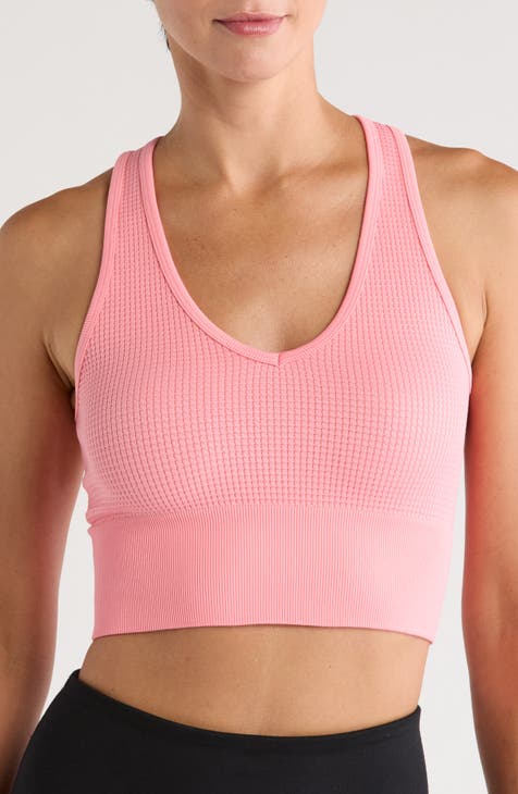 Seamless V-Neck Cropped Tank