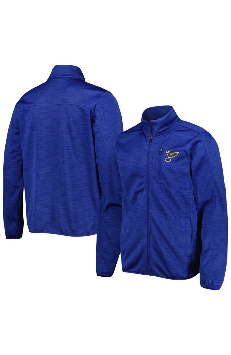 G-III SPORTS BY CARL BANKS Men's G-III Sports by Carl Banks Blue St. Louis Blues Closer Transitional Full-Zip Jacket, Main, color, Blue