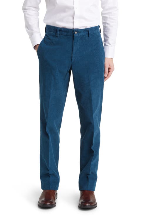 Charleston Flat Front Corduroy Dress Pants