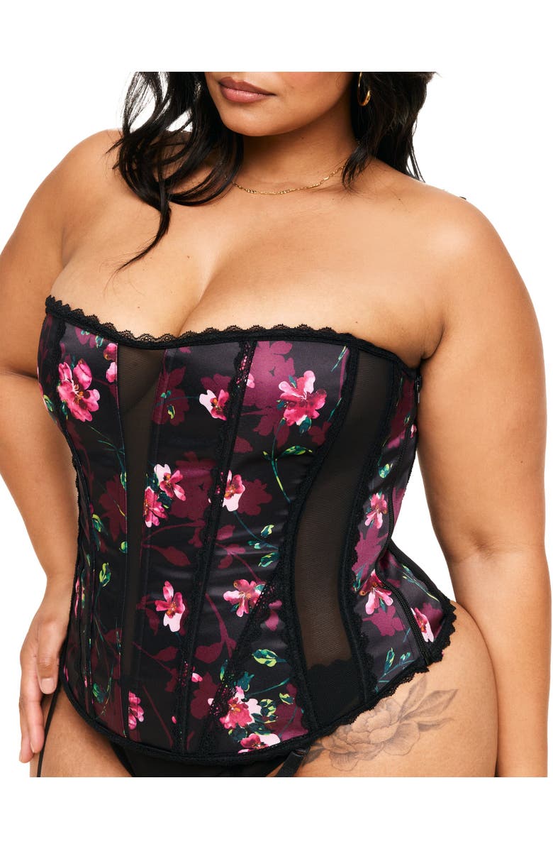 Adore Me Serene Corset & Thong Set, Alternate, color, 