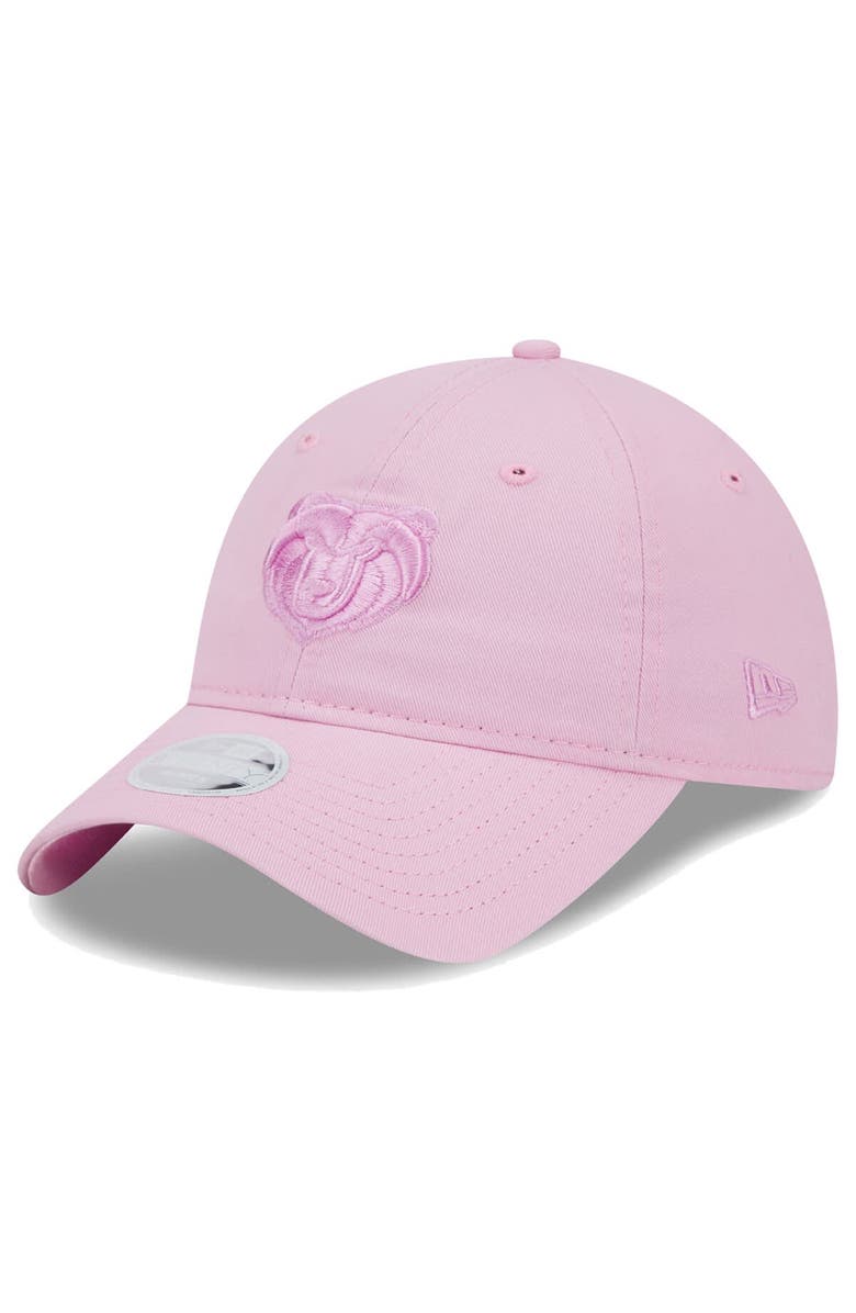New Era Women's New Era Pink Memphis Grizzlies Colorpack Tonal 9TWENTY Adjustable Hat, Main, color, 