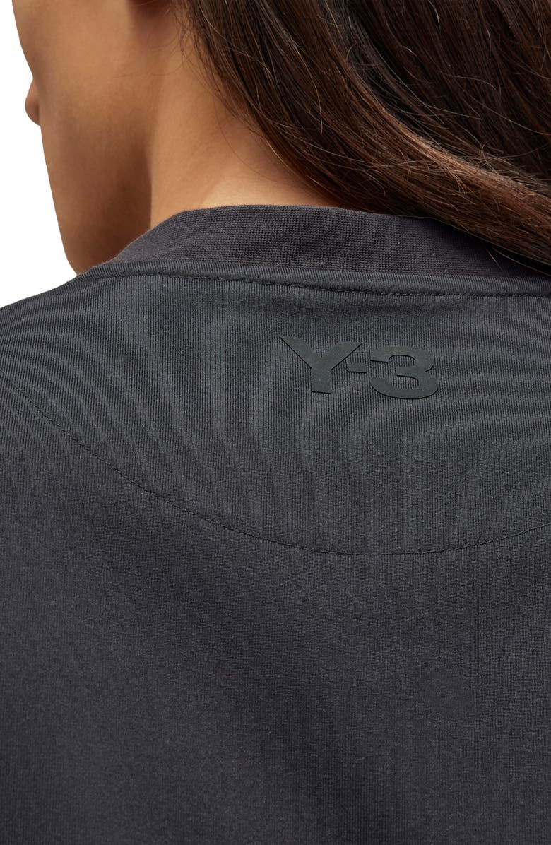 Y-3 U Prem Double Layer Cotton Blend T-Shirt, Alternate, color, 