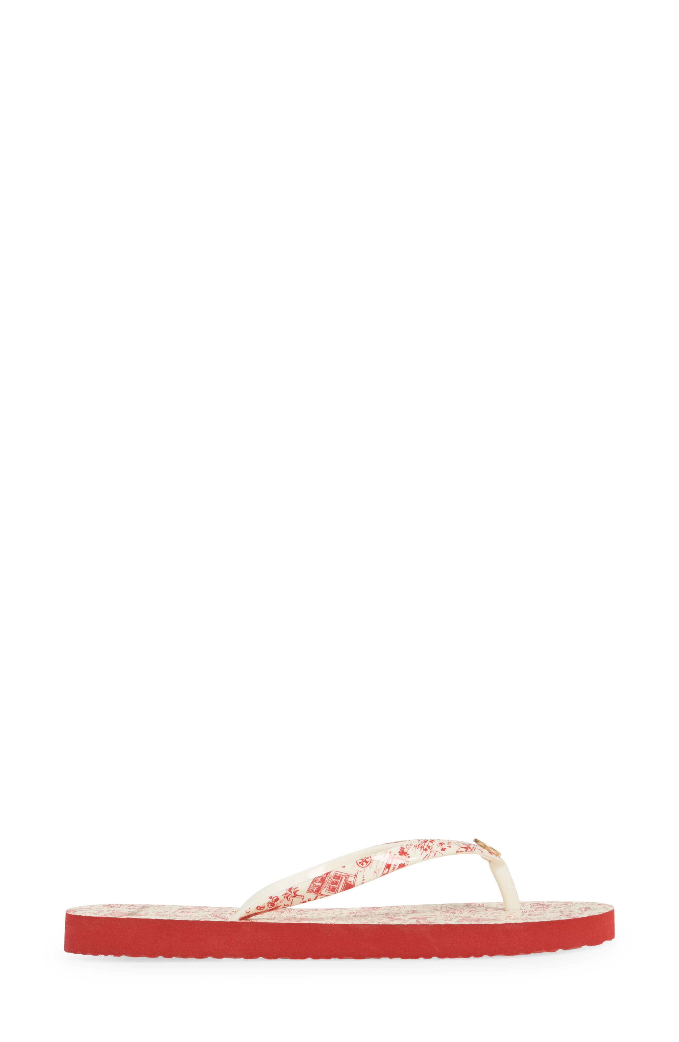 Tory Burch Print Flip Flop, Alternate, color, 