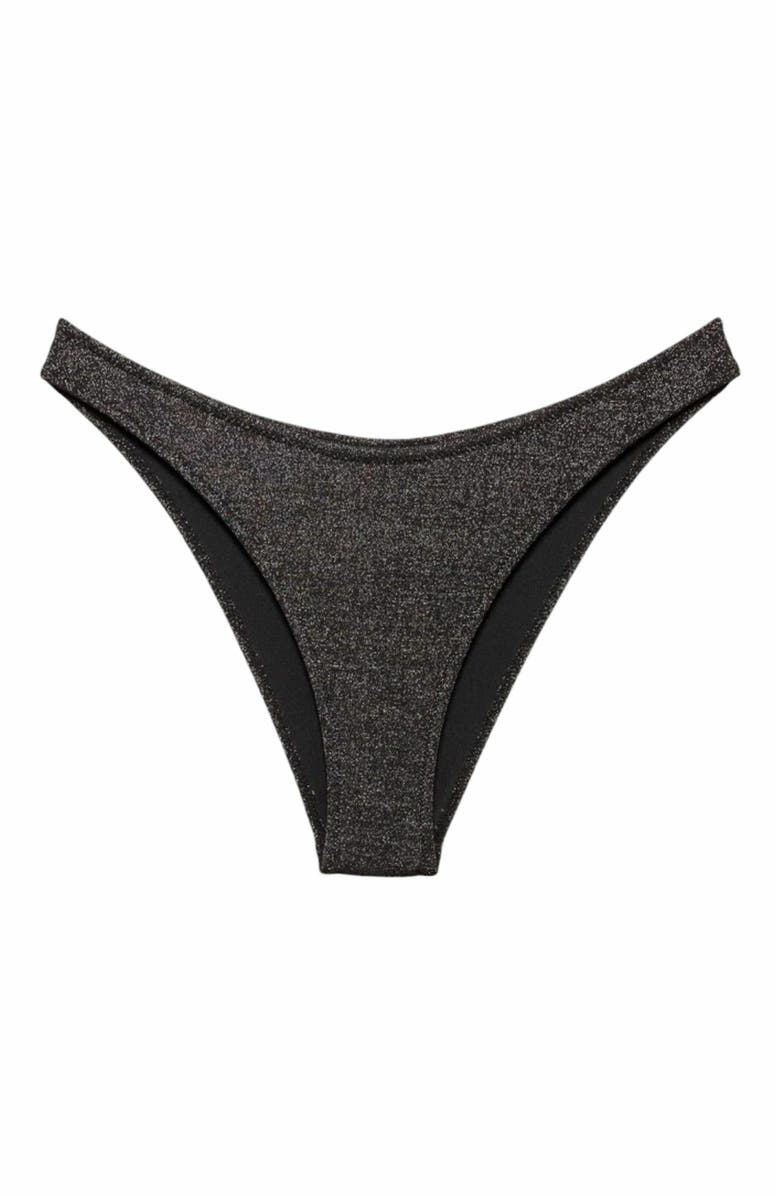 Biliblond Bikini Bottom Negev, Alternate, color, Black Lurex