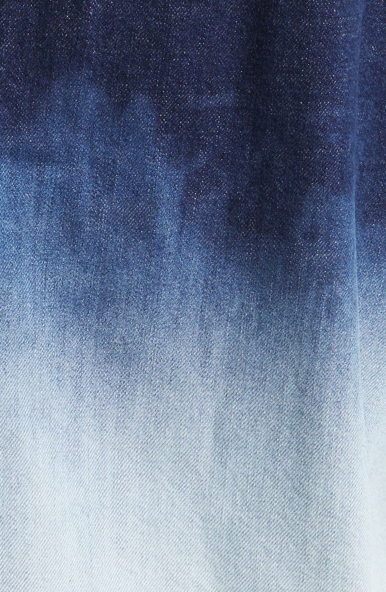 A.P.C. Veste Pierre Bleached Denim Button-Up Shirt, Alternate, color,